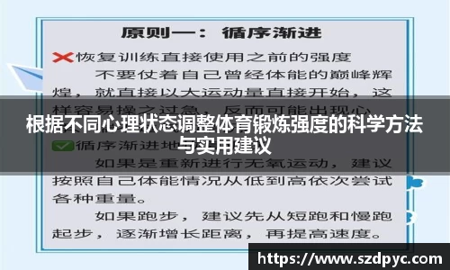 根据不同心理状态调整体育锻炼强度的科学方法与实用建议